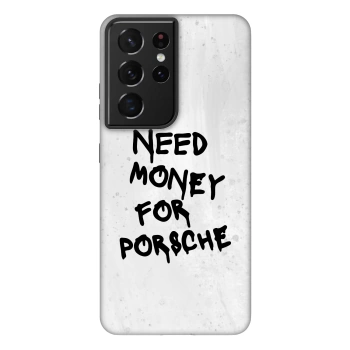 Picasee Fashion Case Samsung Galaxy S21 Ultra 5G G998B - White Dollar