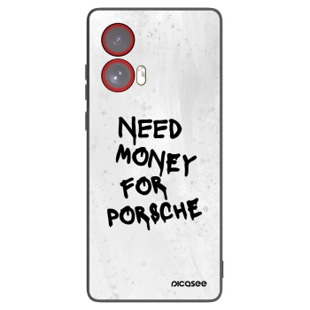 Picasee fekete szilikon tok az alábbi mobiltelefonokra Motorola Edge 50 Fusion - White Dollar