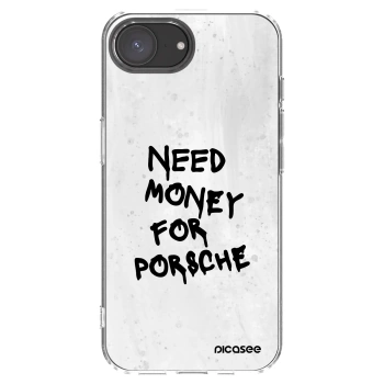 Picasee átlátszó szilikon tok az alábbi mobiltelefonokra Apple iPhone 17e - White Dollar