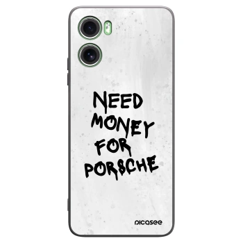 Picasee fekete szilikon tok az alábbi mobiltelefonokra Motorola Moto G06 - White Dollar