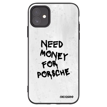 Picasee fekete szilikon tok az alábbi mobiltelefonokra Apple iPhone 11 - White Dollar