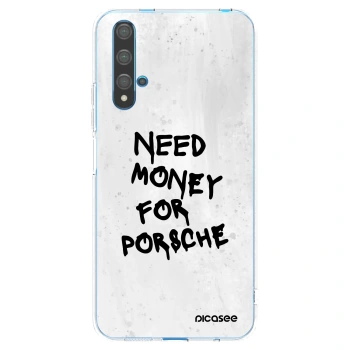 Picasee átlátszó szilikon tok az alábbi mobiltelefonokra Huawei Nova 5T - White Dollar