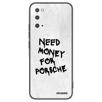 Picasee fekete szilikon tok az alábbi mobiltelefonokra Samsung Galaxy S20 G980F - White Dollar