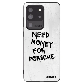 Picasee fekete szilikon tok az alábbi mobiltelefonokra Samsung Galaxy S20 Ultra 5G G988F - White Dollar