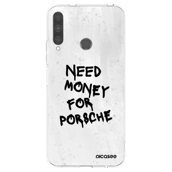 Picasee átlátszó szilikon tok az alábbi mobiltelefonokra Huawei P40 Lite E - White Dollar