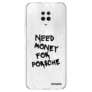 Picasee átlátszó szilikon tok az alábbi mobiltelefonokra Xiaomi Redmi Note 9 Pro - White Dollar