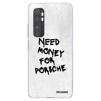 Picasee átlátszó szilikon tok az alábbi mobiltelefonokra Xiaomi Mi Note 10 Lite - White Dollar