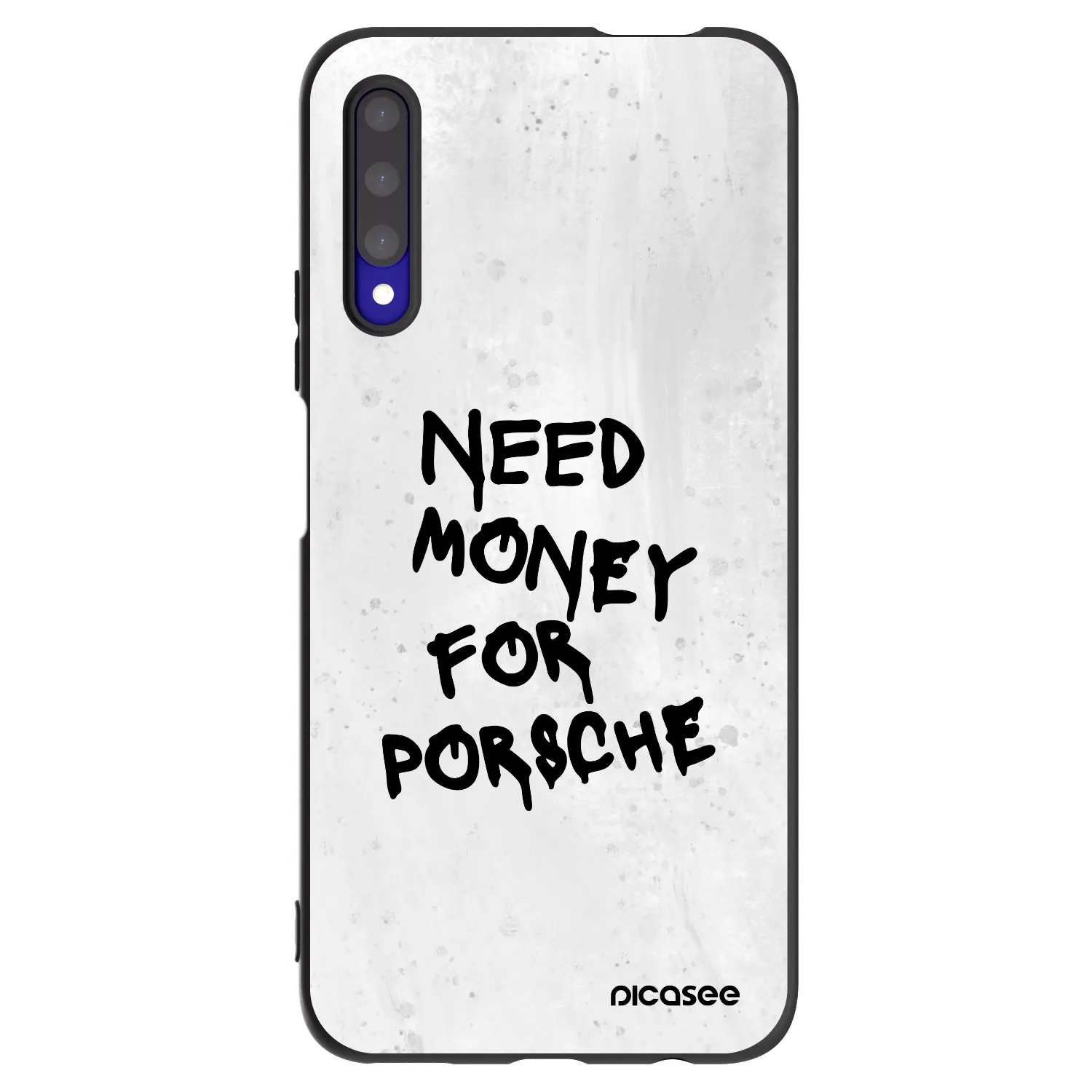 Picasee fekete szilikon tok az alábbi mobiltelefonokra Honor 9X Pro - White Dollar