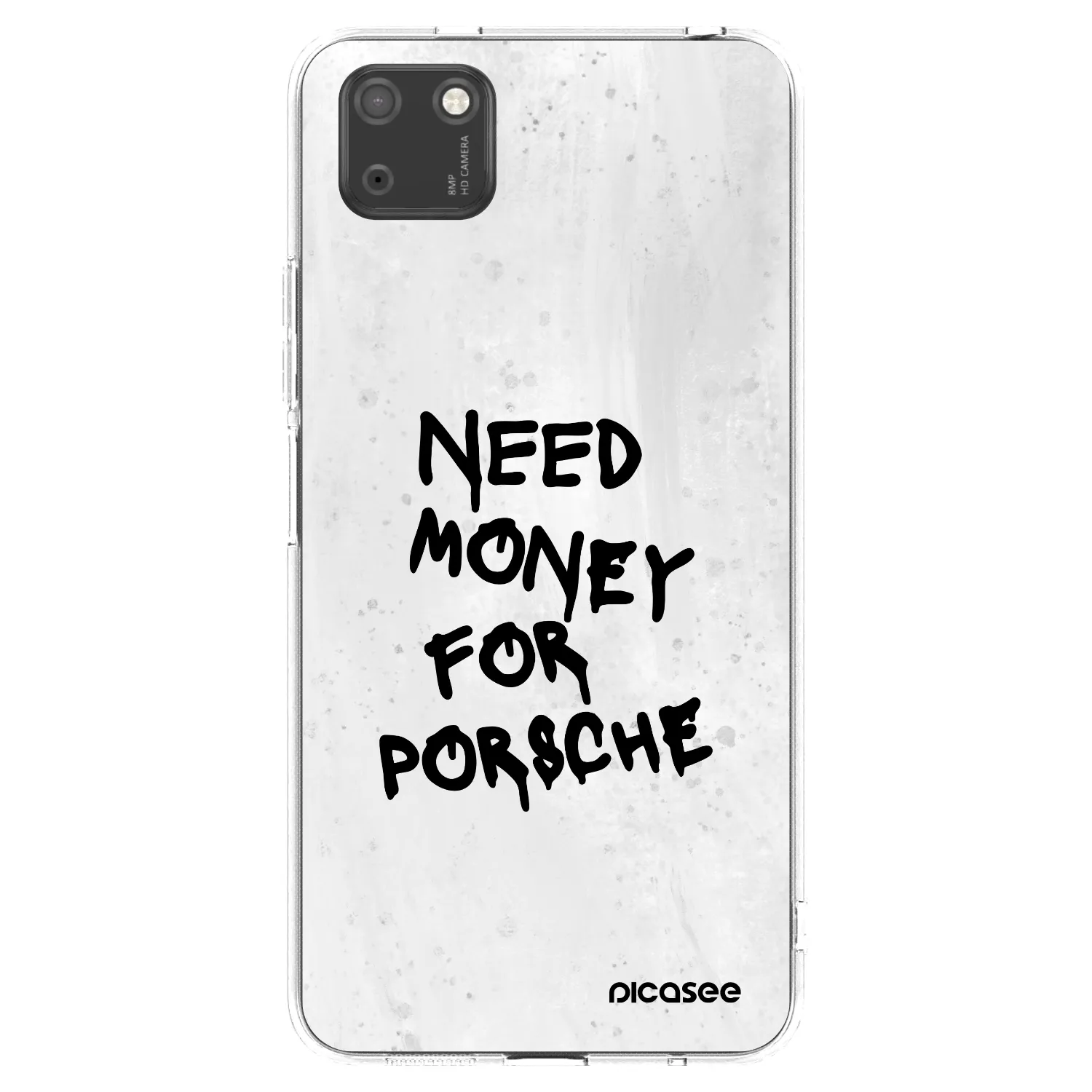 Picasee átlátszó szilikon tok az alábbi mobiltelefonokra Huawei Y5P - White Dollar
