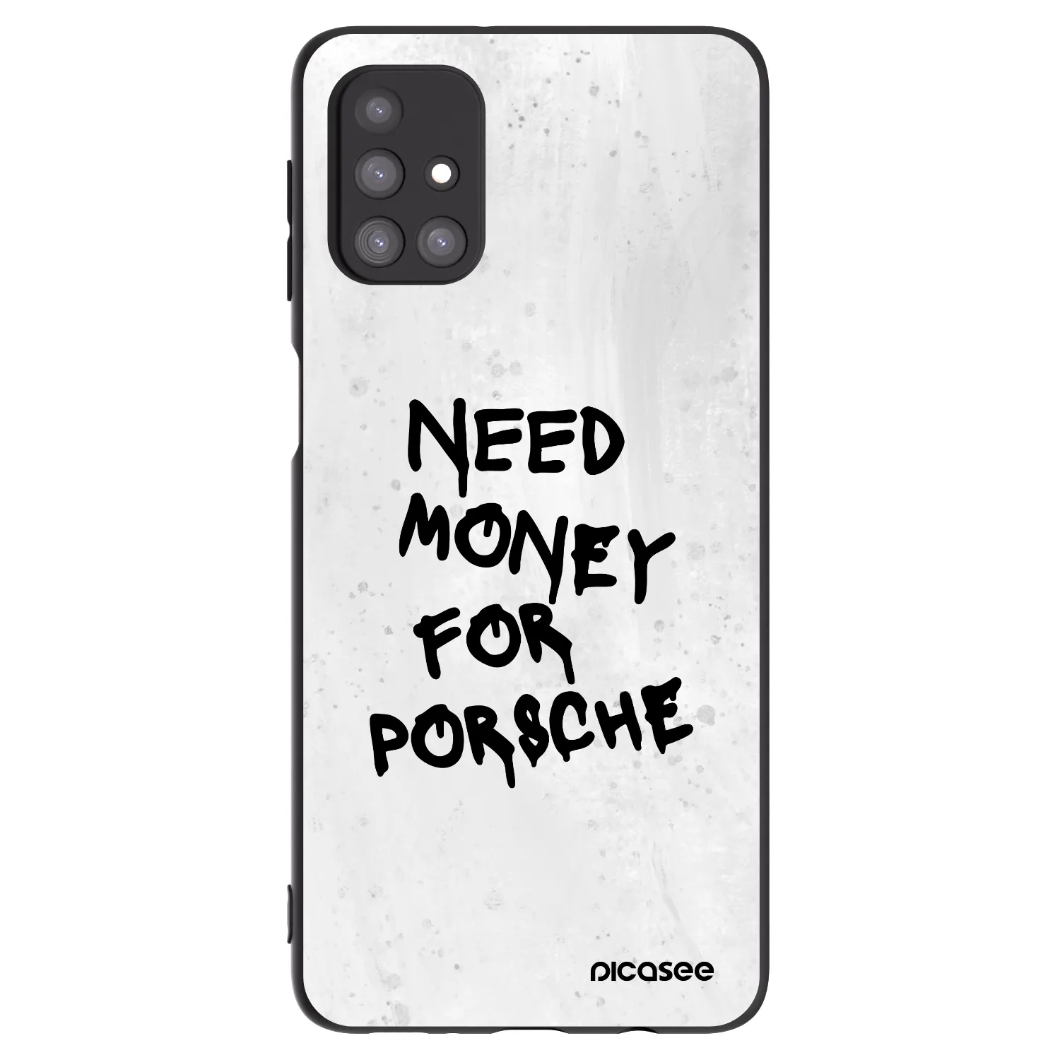 Picasee fekete szilikon tok az alábbi mobiltelefonokra Samsung Galaxy M31s - White Dollar