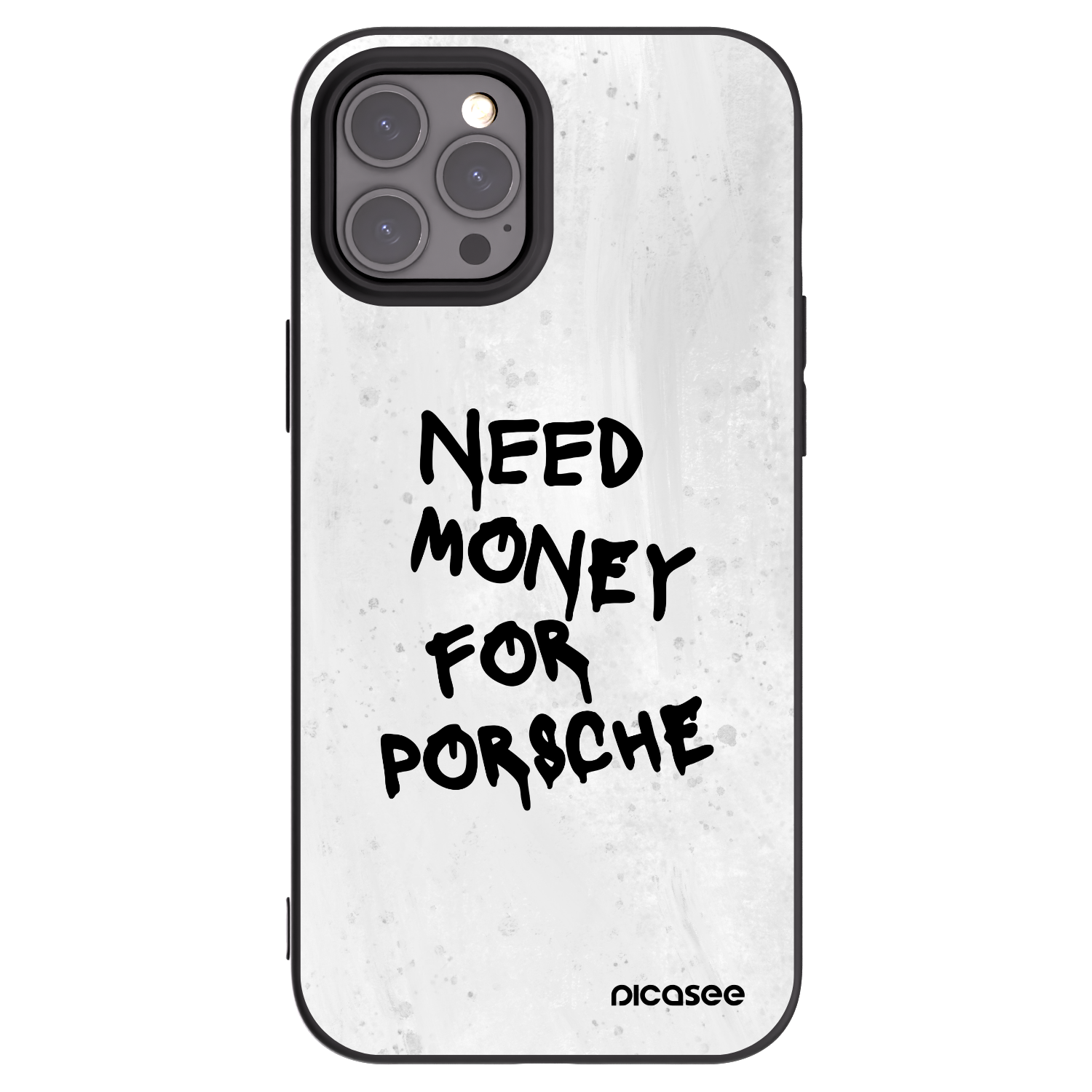 Picasee fekete szilikon tok az alábbi mobiltelefonokra Apple iPhone 12 Pro Max - White Dollar