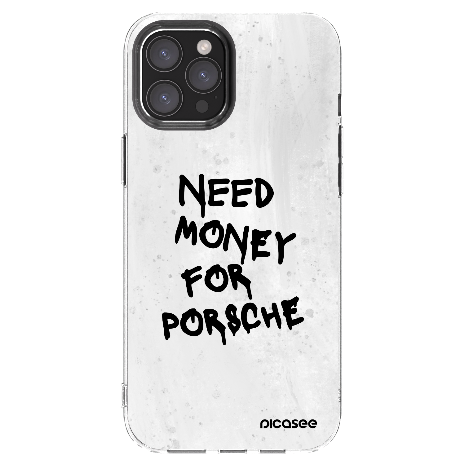 Picasee átlátszó szilikon tok az alábbi mobiltelefonokra Apple iPhone 12 Pro Max - White Dollar