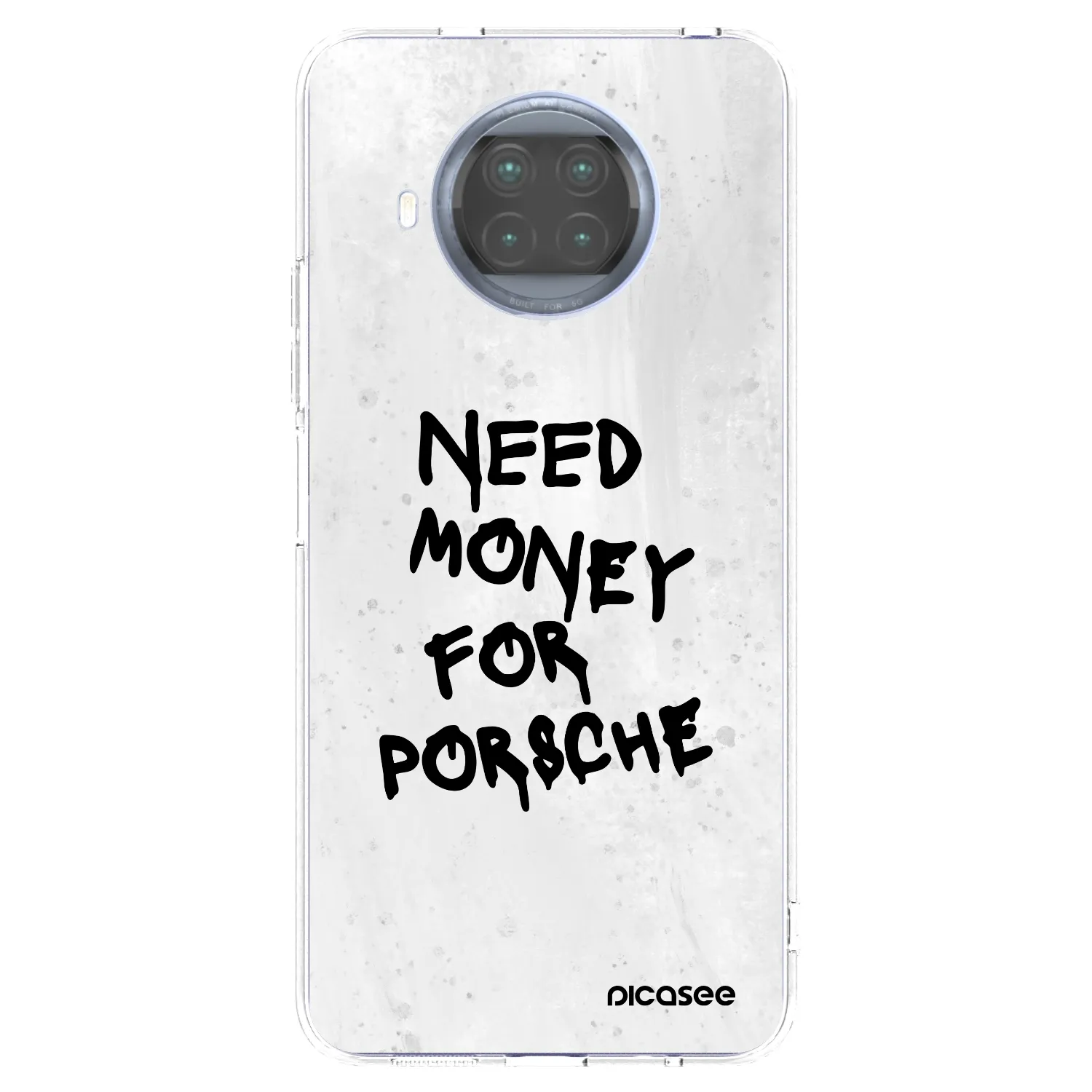 Picasee átlátszó szilikon tok az alábbi mobiltelefonokra Xiaomi Mi 10T Lite - White Dollar