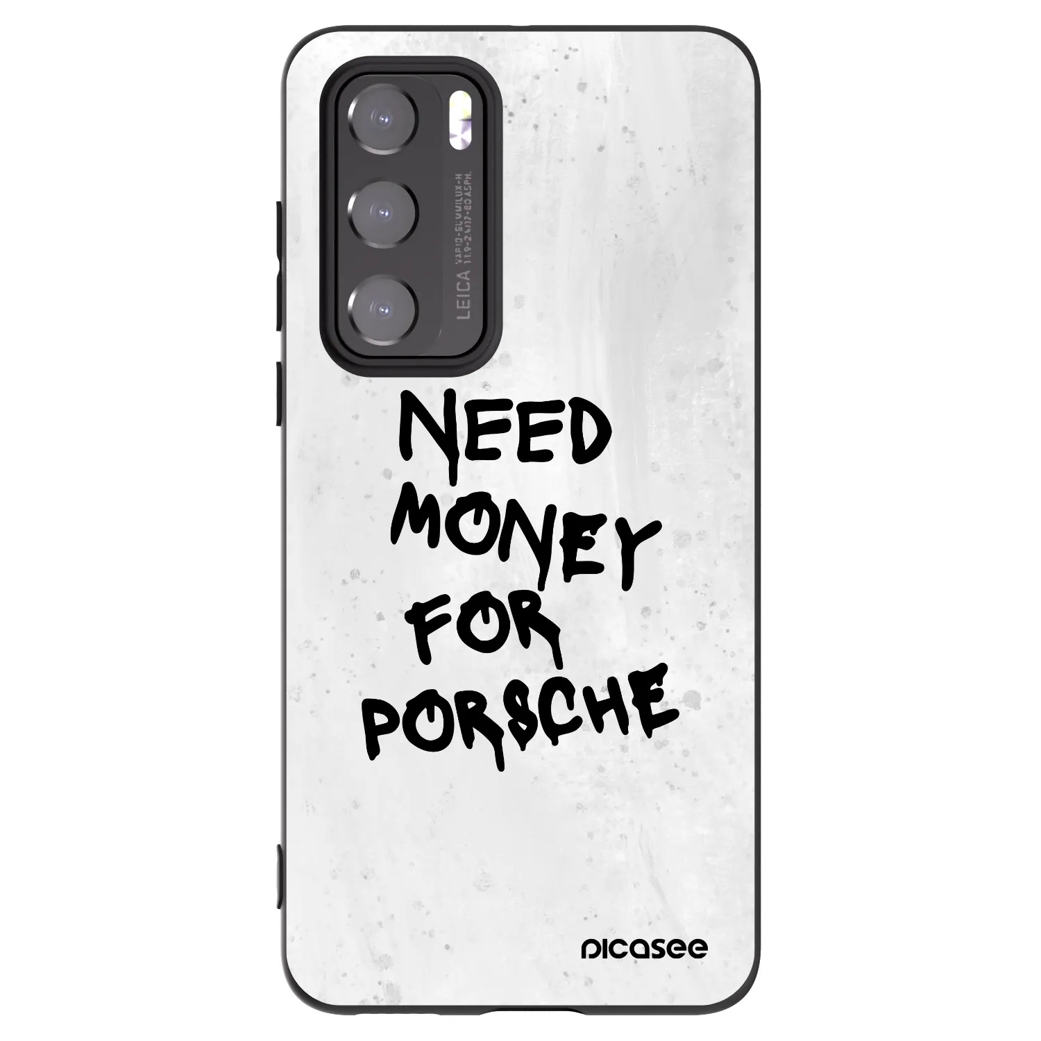 Picasee fekete szilikon tok az alábbi mobiltelefonokra Huawei P40 - White Dollar