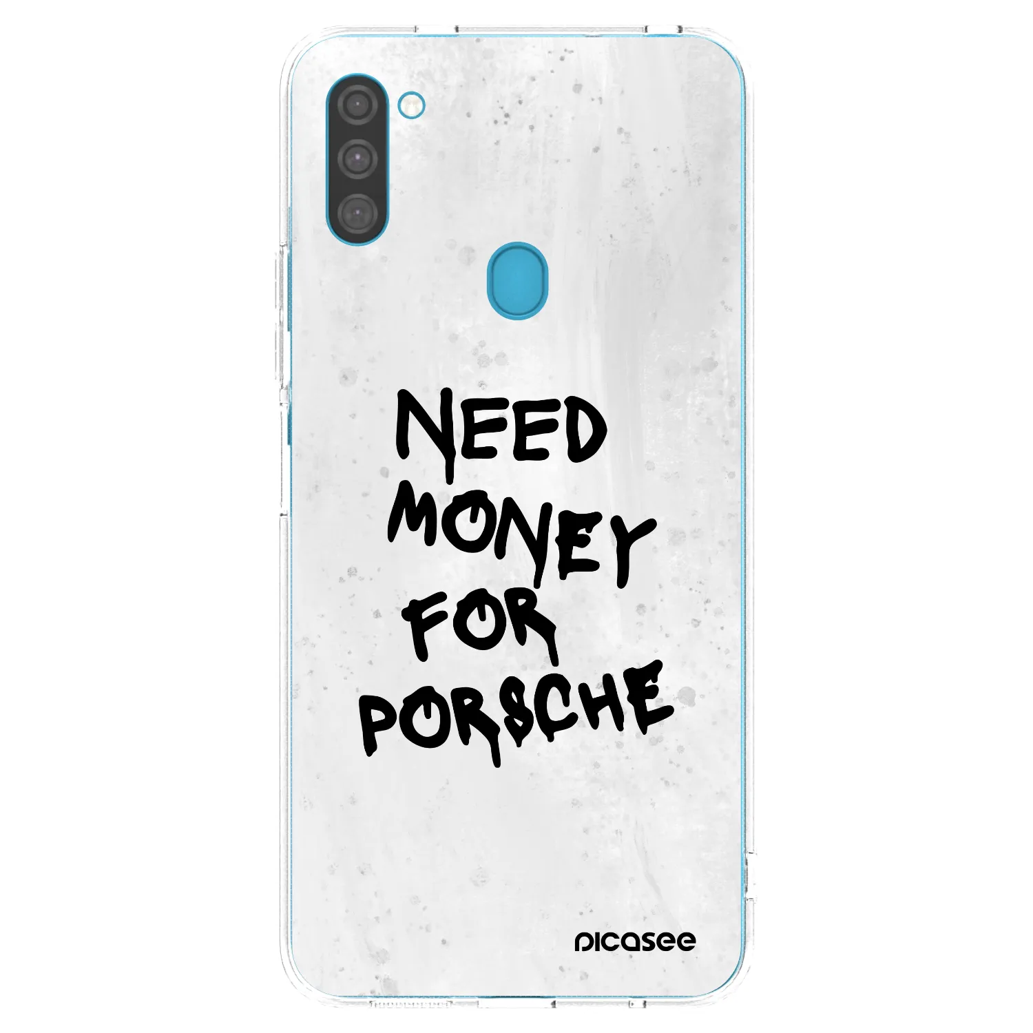Picasee átlátszó szilikon tok az alábbi mobiltelefonokra Samsung Galaxy M11 - White Dollar