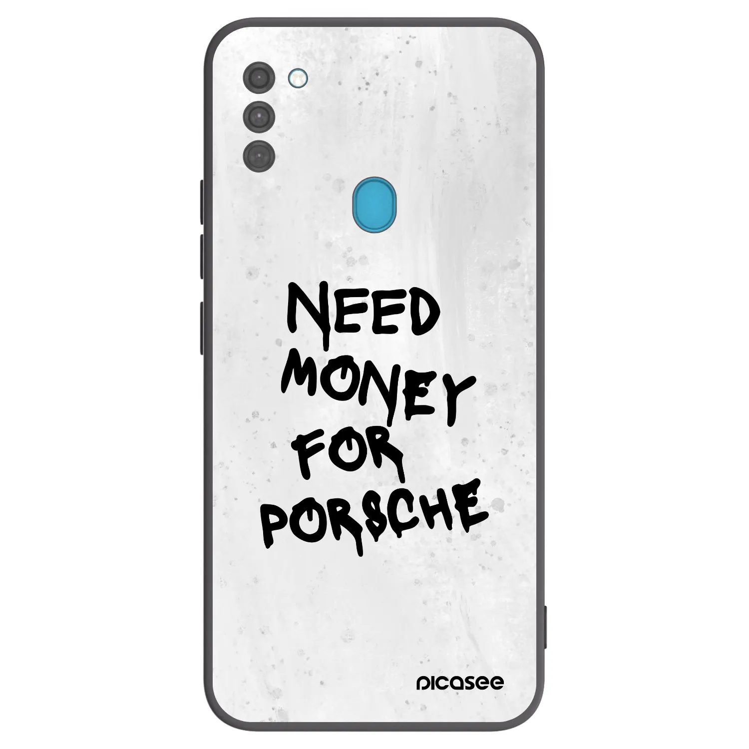 Picasee fekete szilikon tok az alábbi mobiltelefonokra Samsung Galaxy M11 - White Dollar