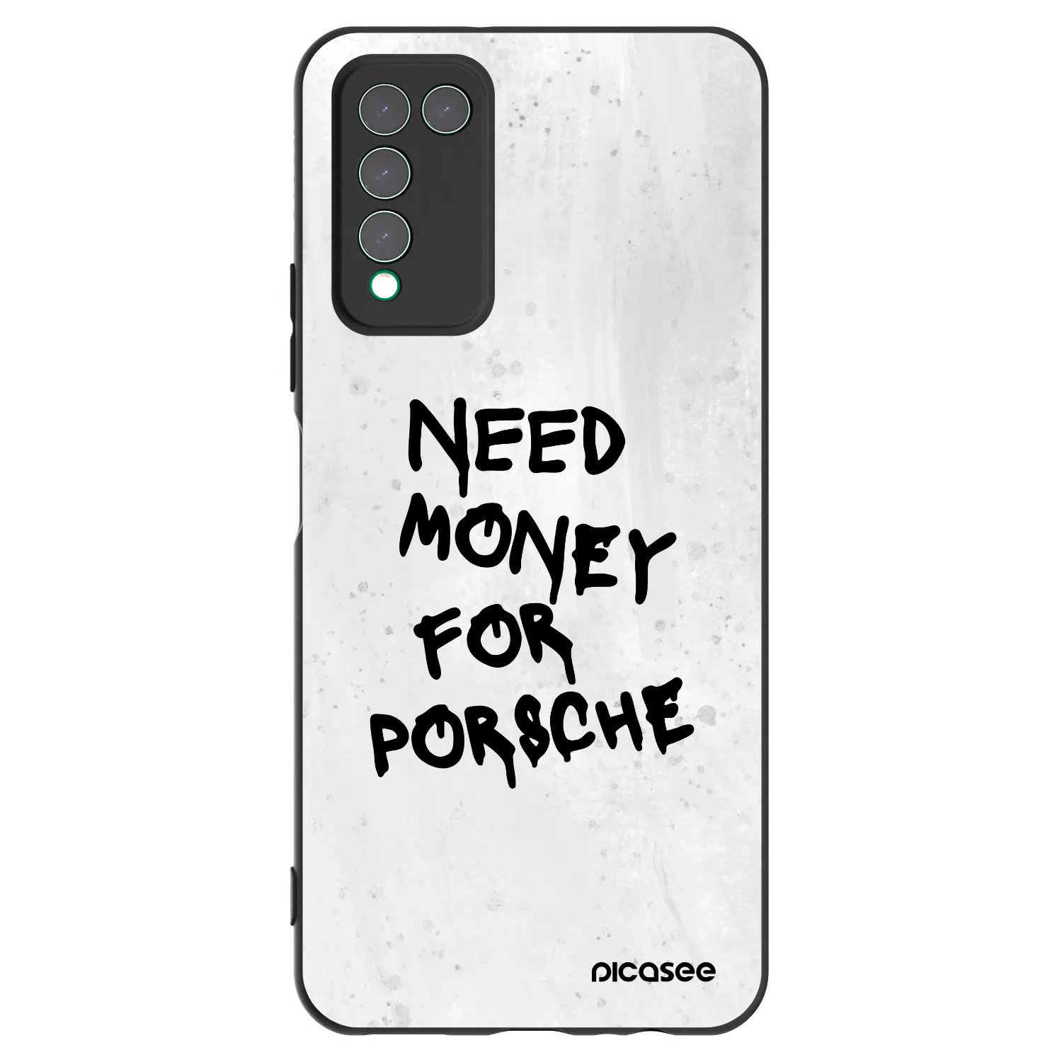 Picasee fekete szilikon tok az alábbi mobiltelefonokra Honor 10X Lite - White Dollar
