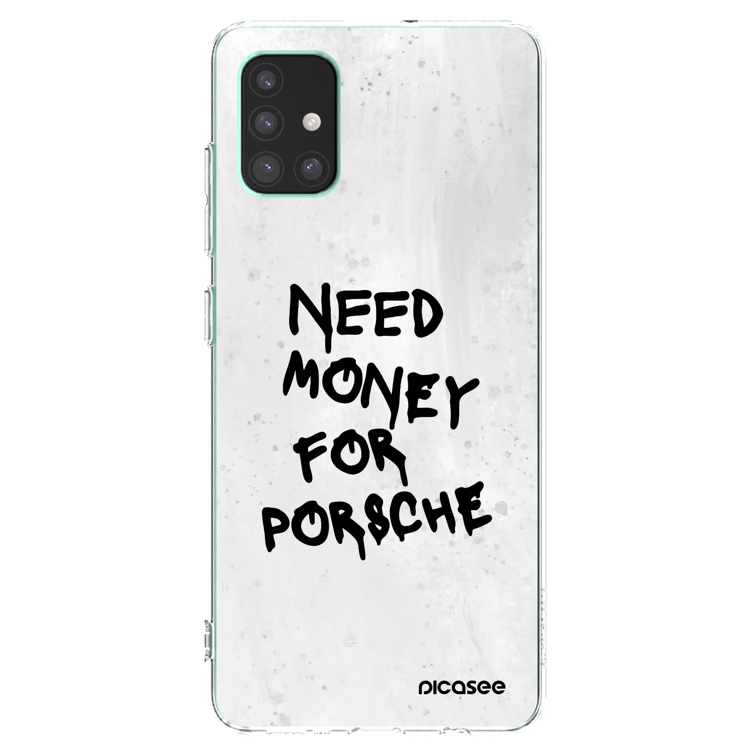 Picasee átlátszó szilikon tok az alábbi mobiltelefonokra Samsung Galaxy M51 M515F - White Dollar