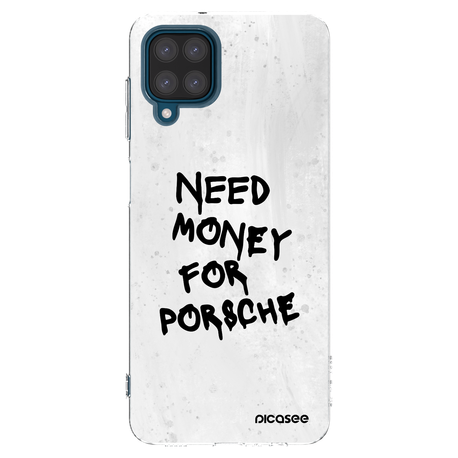 Picasee átlátszó szilikon tok az alábbi mobiltelefonokra Samsung Galaxy A12 A125F - White Dollar