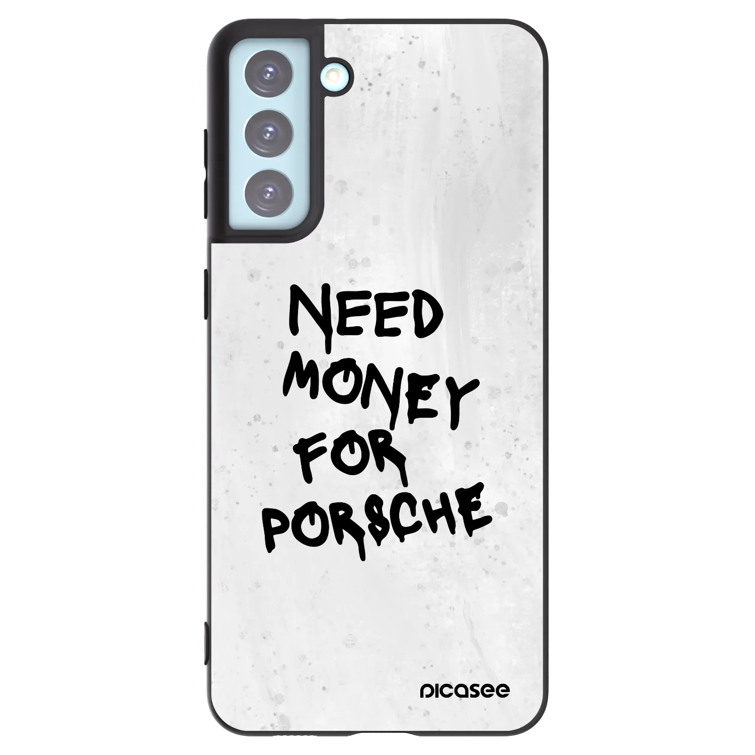 Picasee fekete szilikon tok az alábbi mobiltelefonokra Samsung Galaxy S21+ 5G G996F - White Dollar