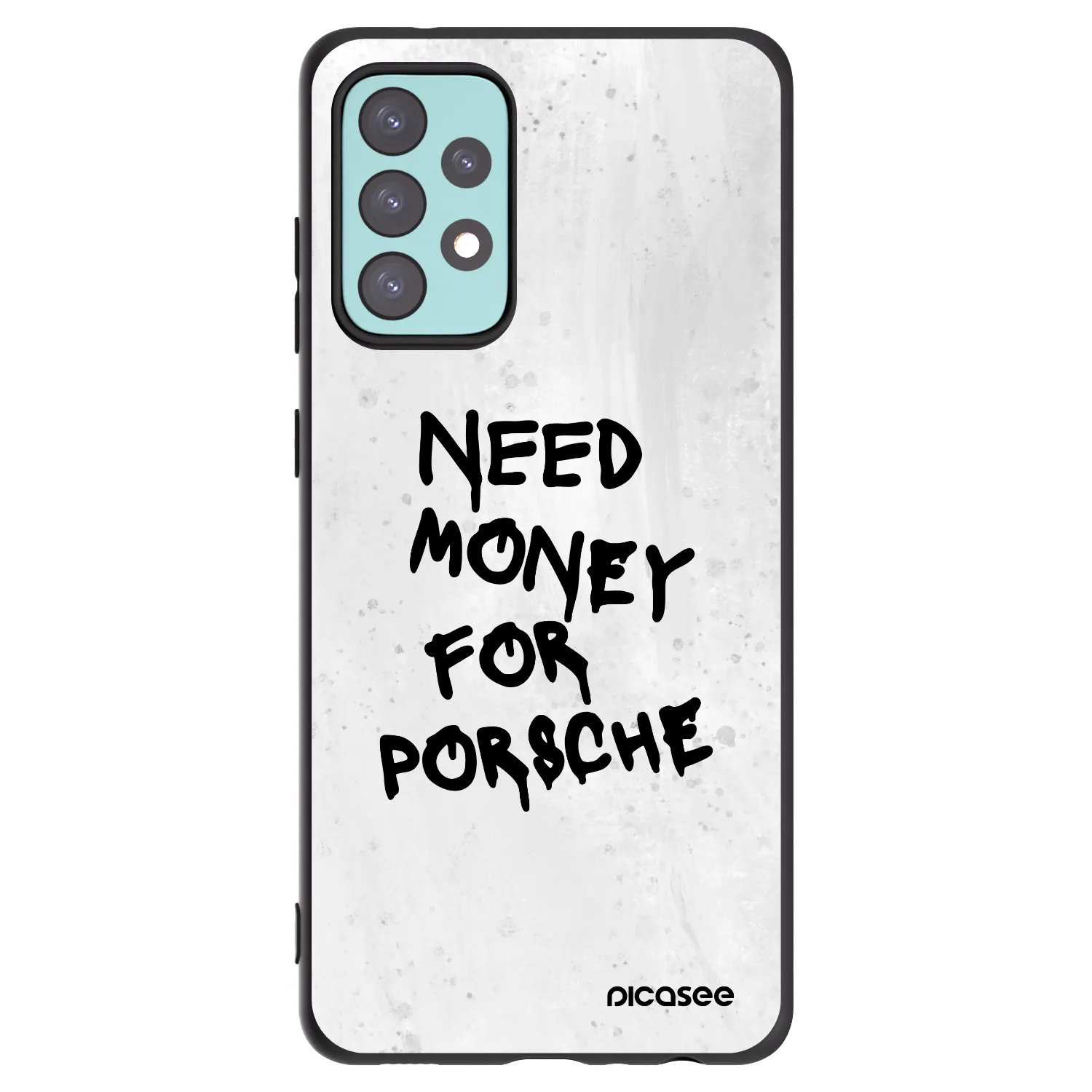 Picasee fekete szilikon tok az alábbi mobiltelefonokra Samsung Galaxy A72 A725F - White Dollar