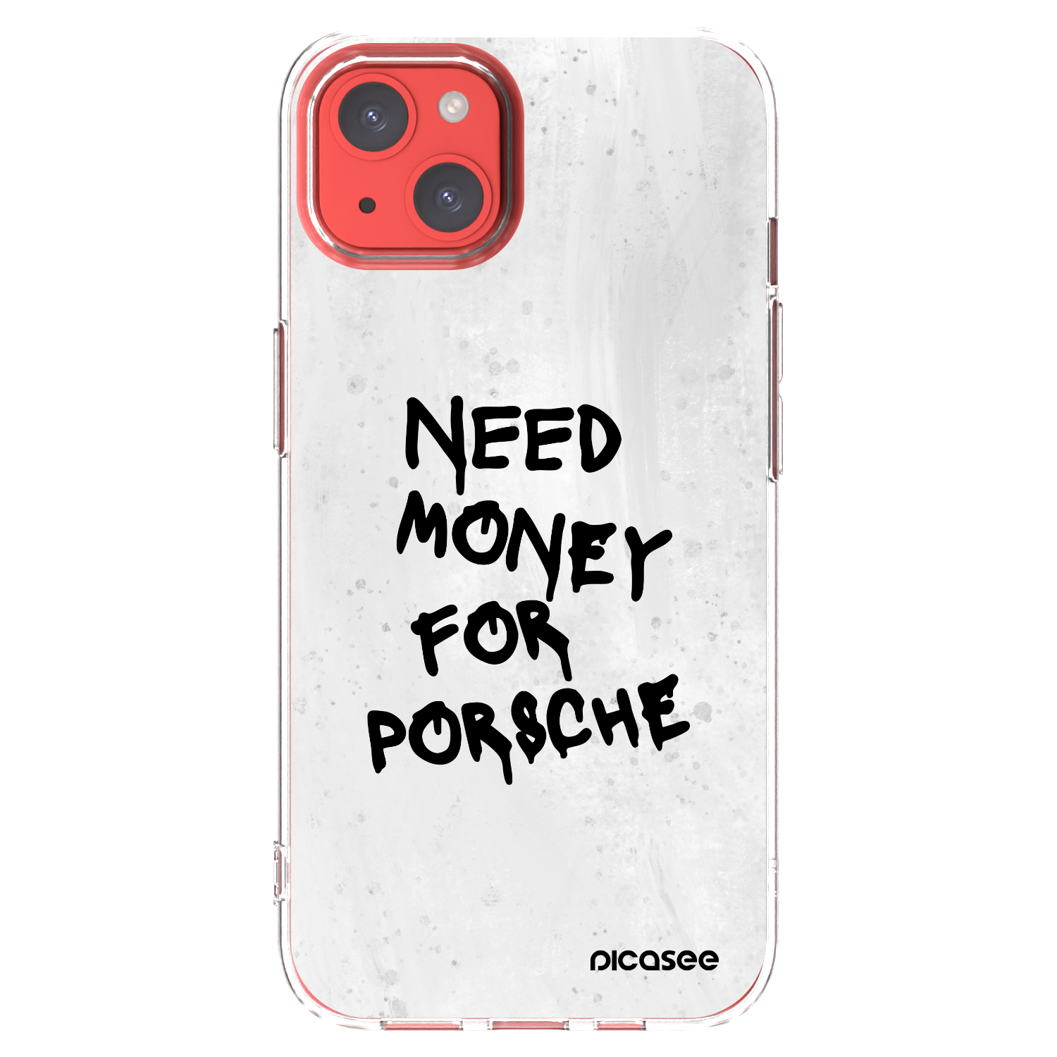 Picasee átlátszó szilikon tok az alábbi mobiltelefonokra Apple iPhone 13 - White Dollar