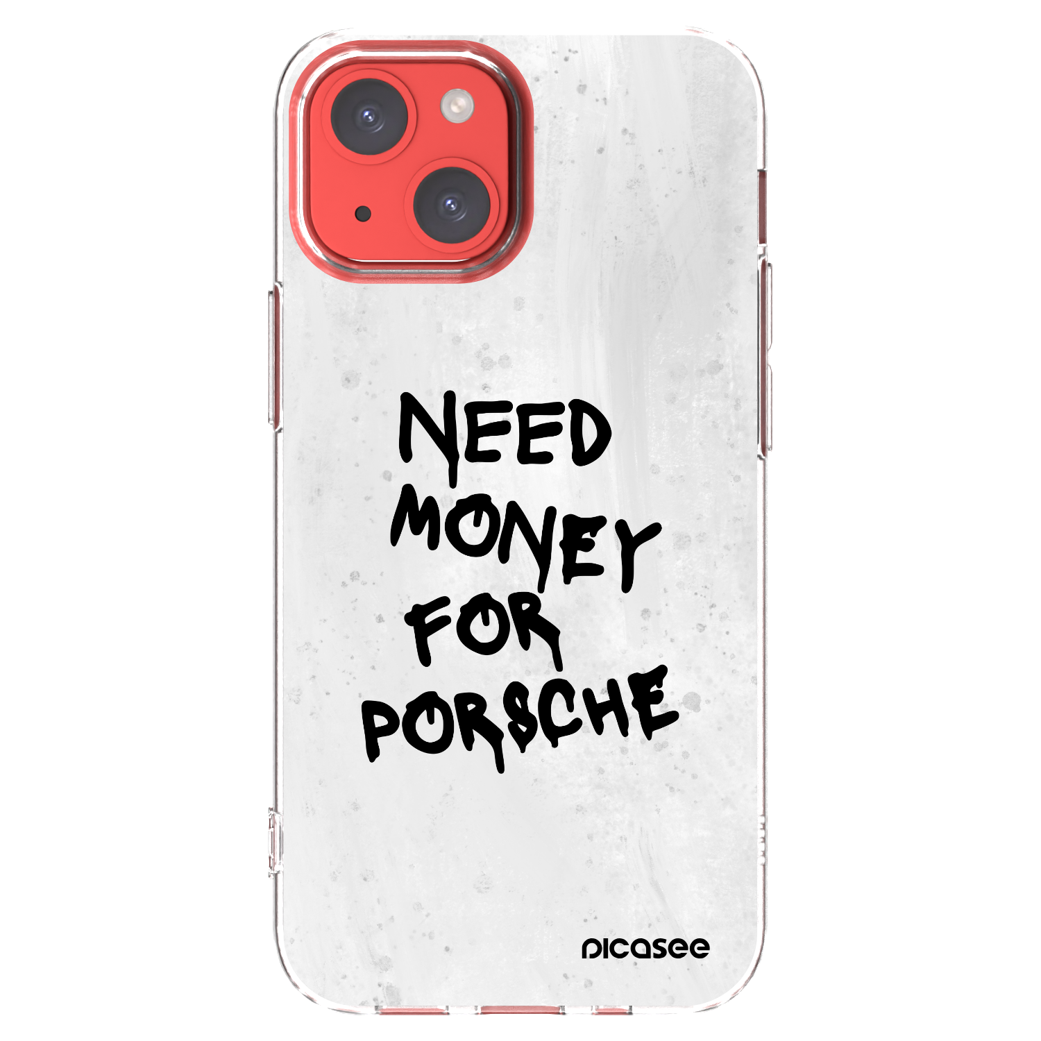 Picasee átlátszó szilikon tok az alábbi mobiltelefonokra Apple iPhone 13 mini - White Dollar
