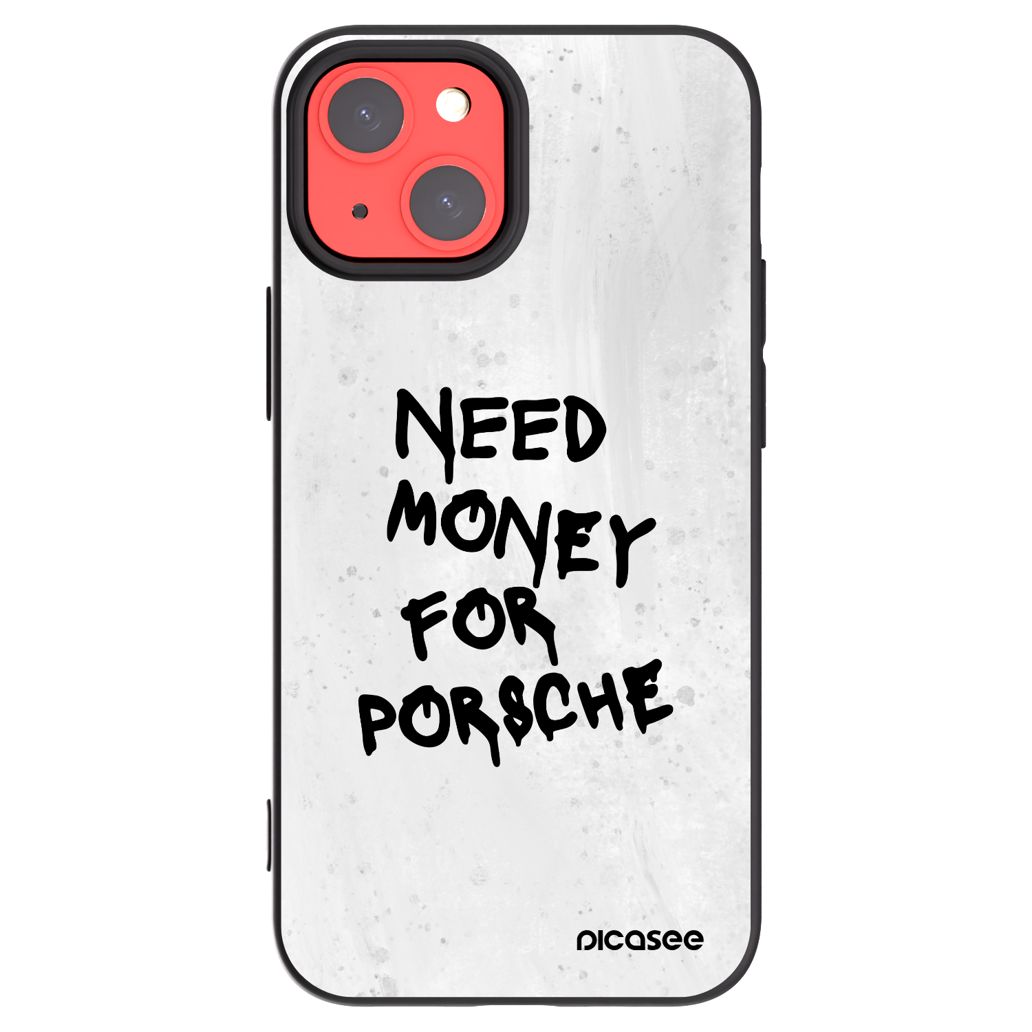 Picasee fekete szilikon tok az alábbi mobiltelefonokra Apple iPhone 13 mini - White Dollar