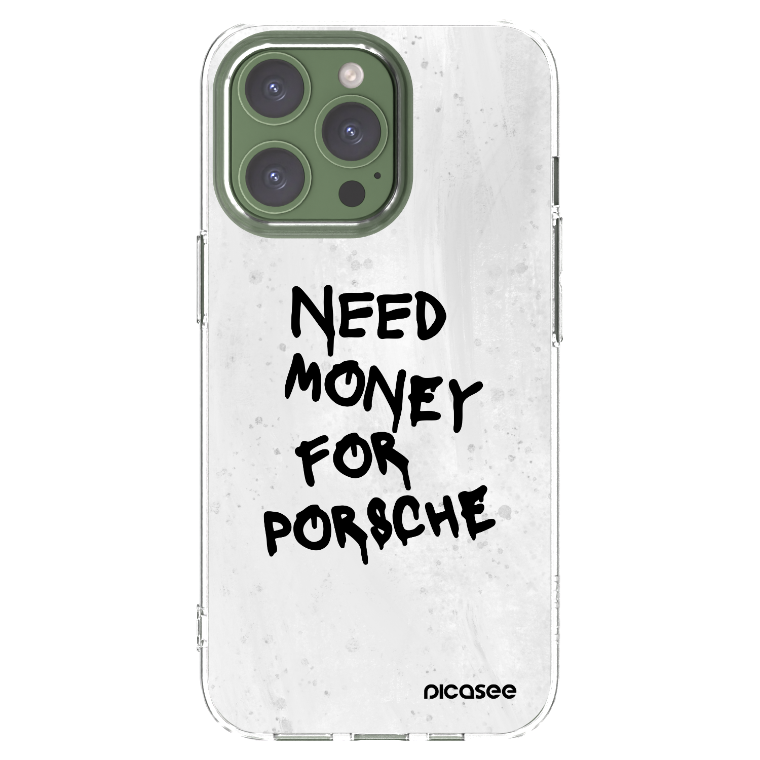 Picasee átlátszó szilikon tok az alábbi mobiltelefonokra Apple iPhone 13 Pro - White Dollar