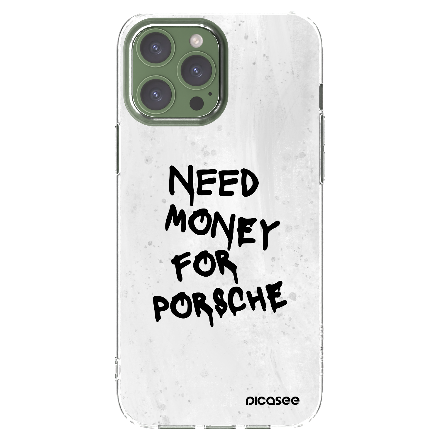Picasee átlátszó szilikon tok az alábbi mobiltelefonokra Apple iPhone 13 Pro Max - White Dollar
