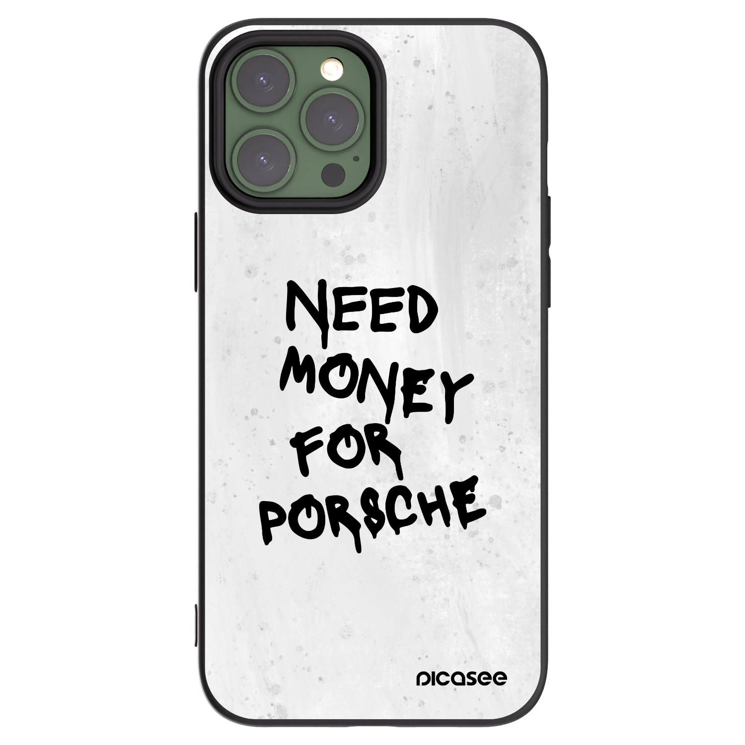 Picasee fekete szilikon tok az alábbi mobiltelefonokra Apple iPhone 13 Pro Max - White Dollar