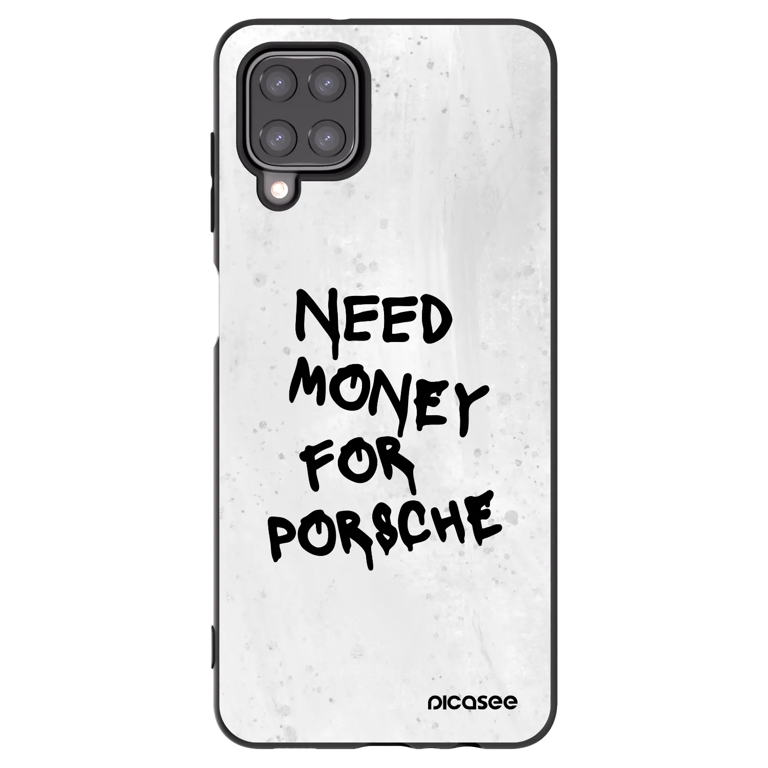 Picasee fekete szilikon tok az alábbi mobiltelefonokra Samsung Galaxy M12 M127F - White Dollar