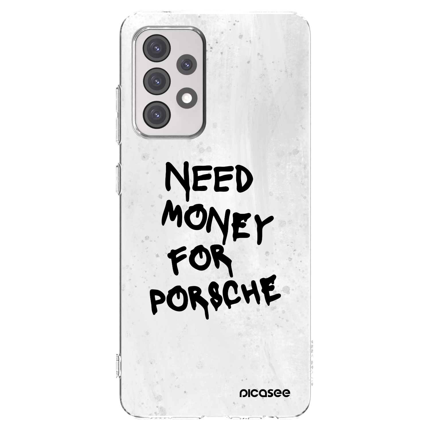 Picasee átlátszó szilikon tok az alábbi mobiltelefonokra Samsung Galaxy A52s 5G A528B - White Dollar