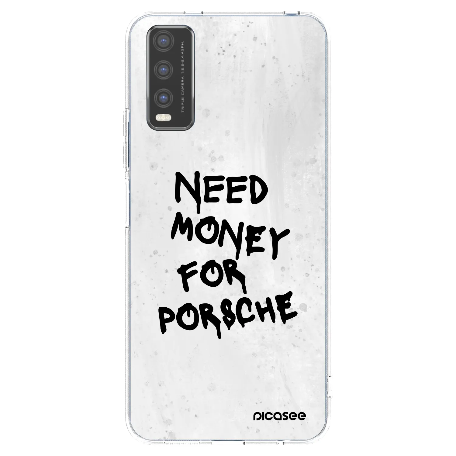 Picasee átlátszó szilikon tok az alábbi mobiltelefonokra Vivo Y20s - White Dollar