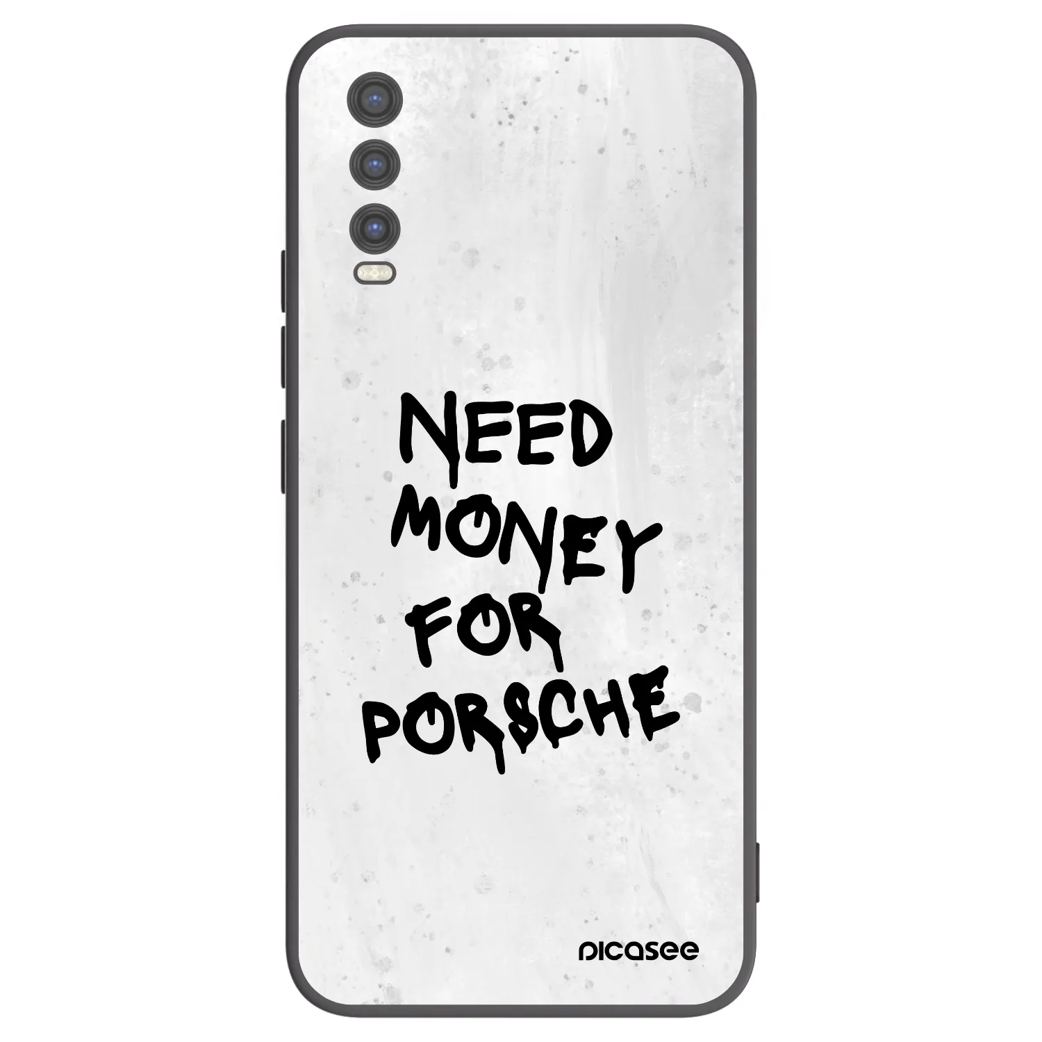 Picasee fekete szilikon tok az alábbi mobiltelefonokra Vivo Y20s - White Dollar