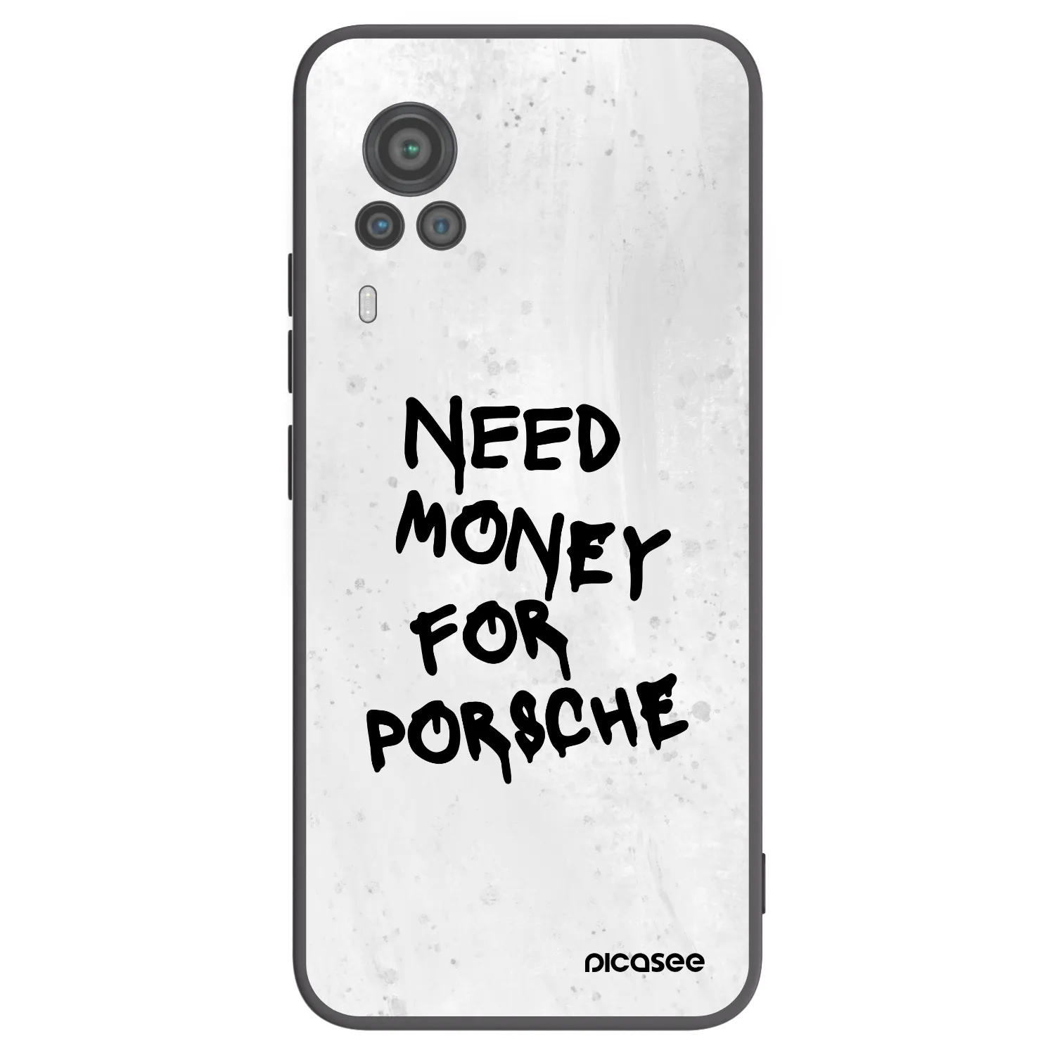 Picasee fekete szilikon tok az alábbi mobiltelefonokra Vivo X60 Pro 5G - White Dollar