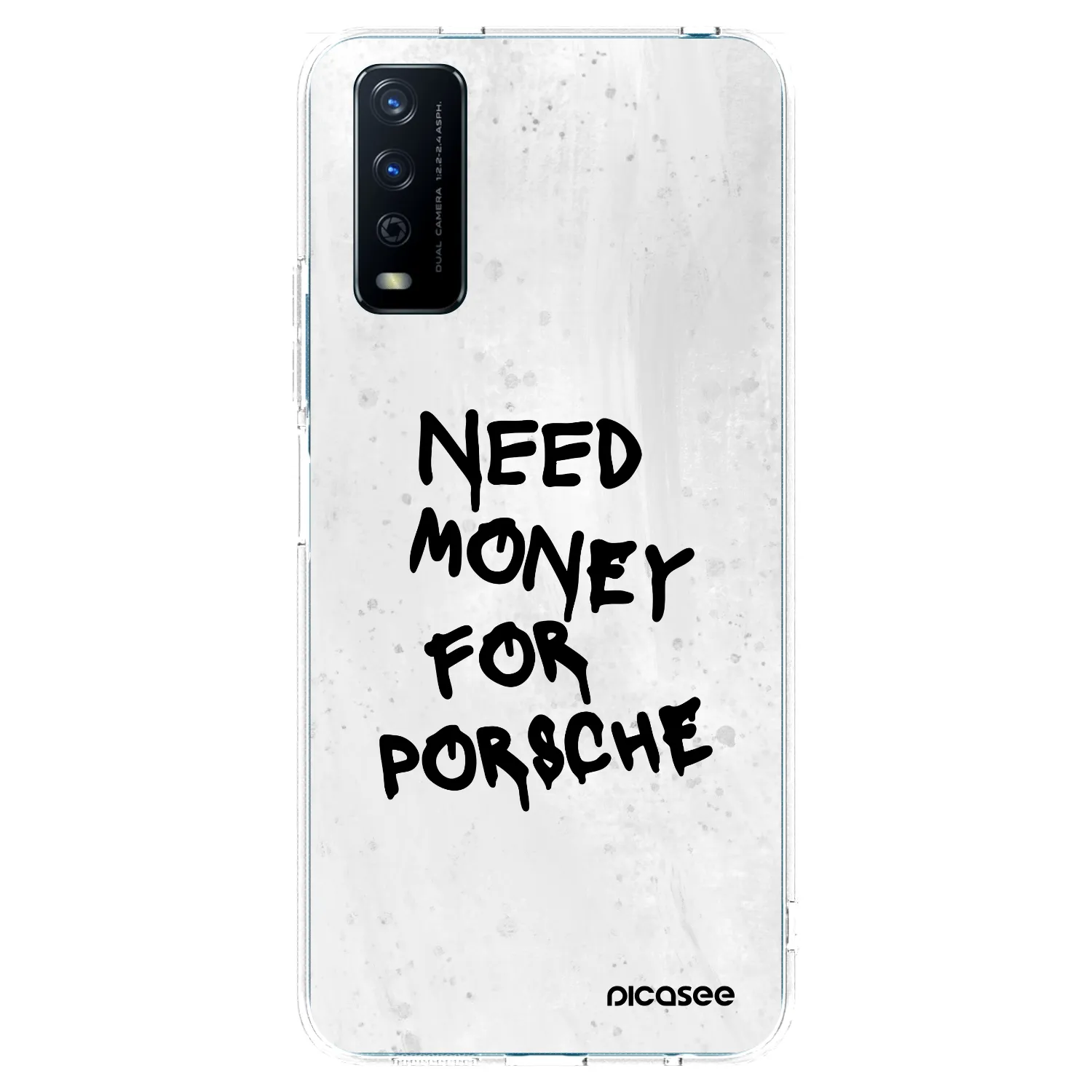 Picasee átlátszó szilikon tok az alábbi mobiltelefonokra Vivo Y11s - White Dollar
