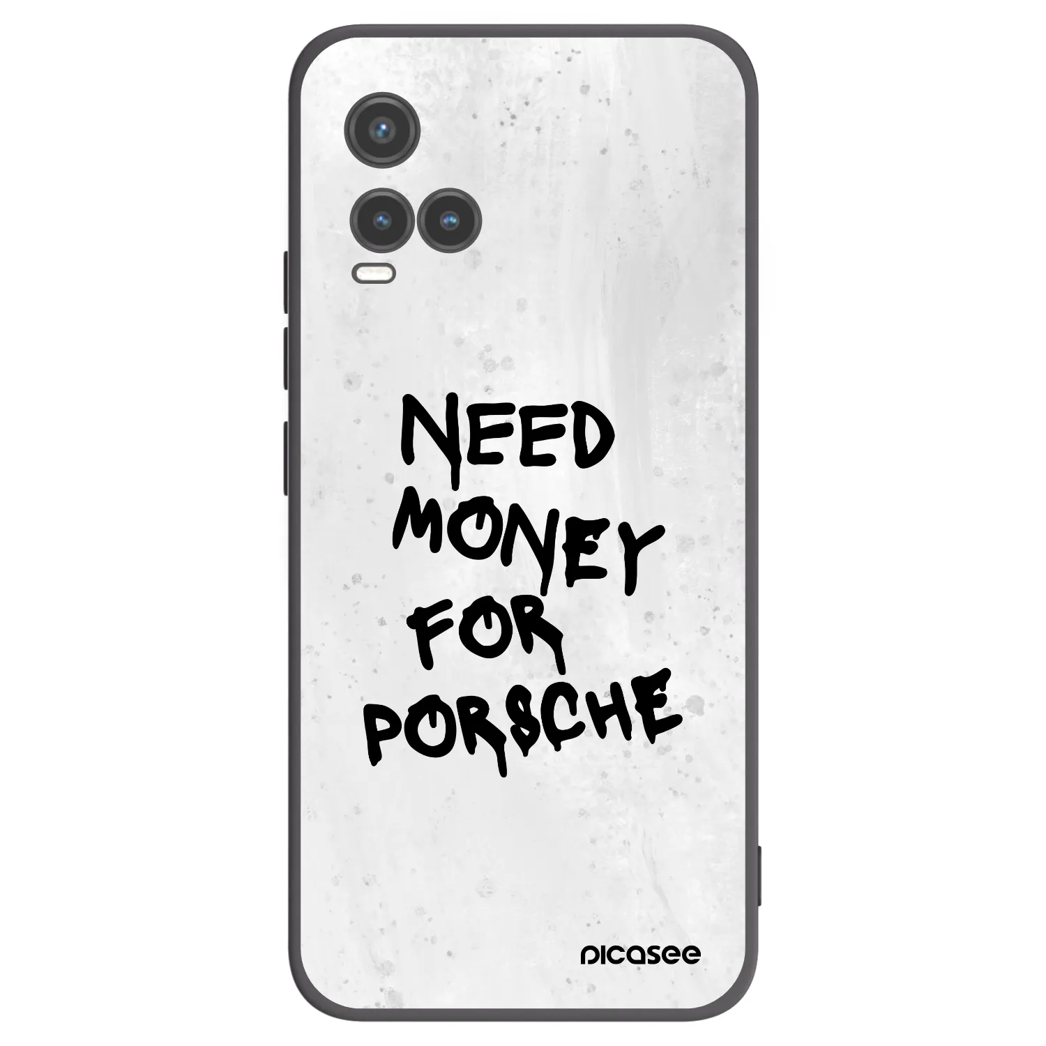 Picasee fekete szilikon tok az alábbi mobiltelefonokra Vivo Y33s - White Dollar