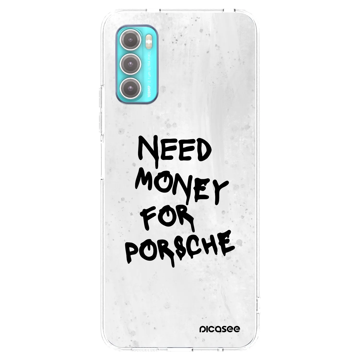 Picasee átlátszó szilikon tok az alábbi mobiltelefonokra Motorola Moto G60 - White Dollar