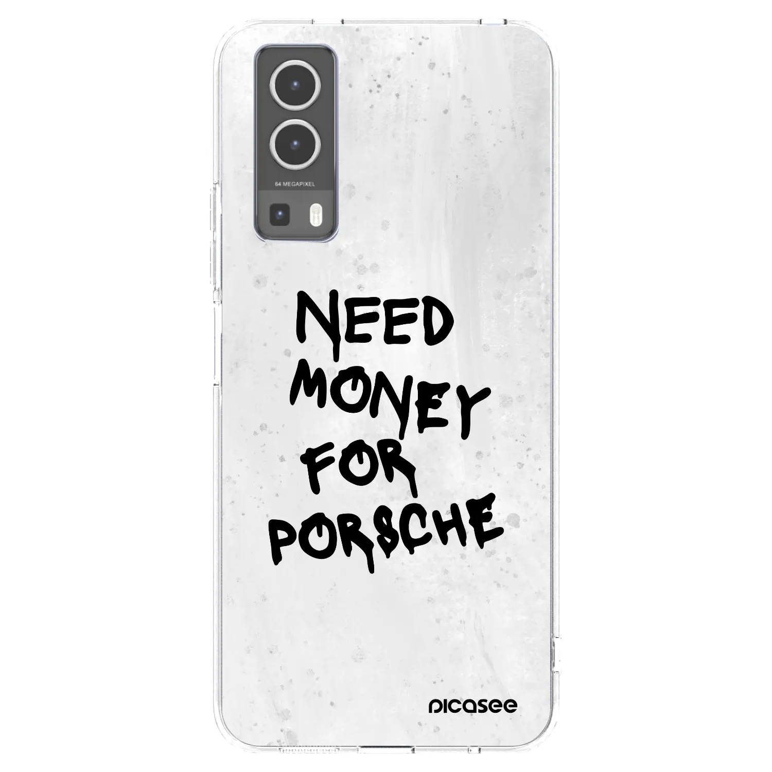 Picasee átlátszó szilikon tok az alábbi mobiltelefonokra Vivo Y72 5G - White Dollar