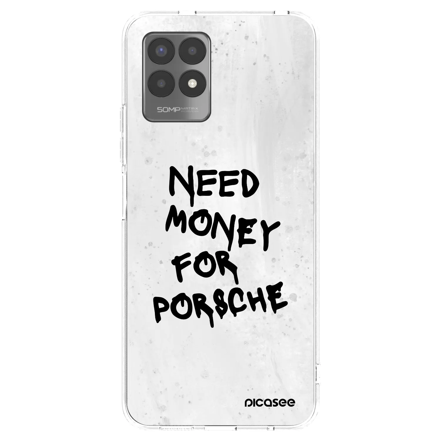 Picasee átlátszó szilikon tok az alábbi mobiltelefonokra Realme 8i - White Dollar