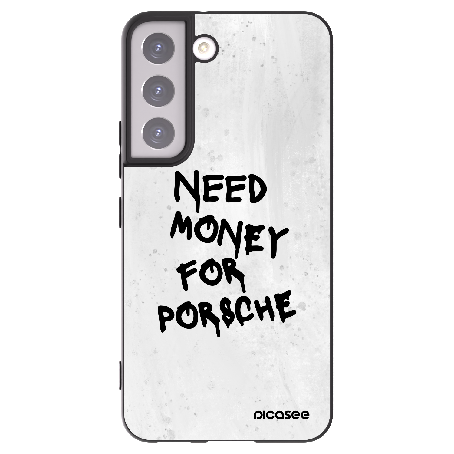Picasee fekete szilikon tok az alábbi mobiltelefonokra Samsung Galaxy S22 5G - White Dollar