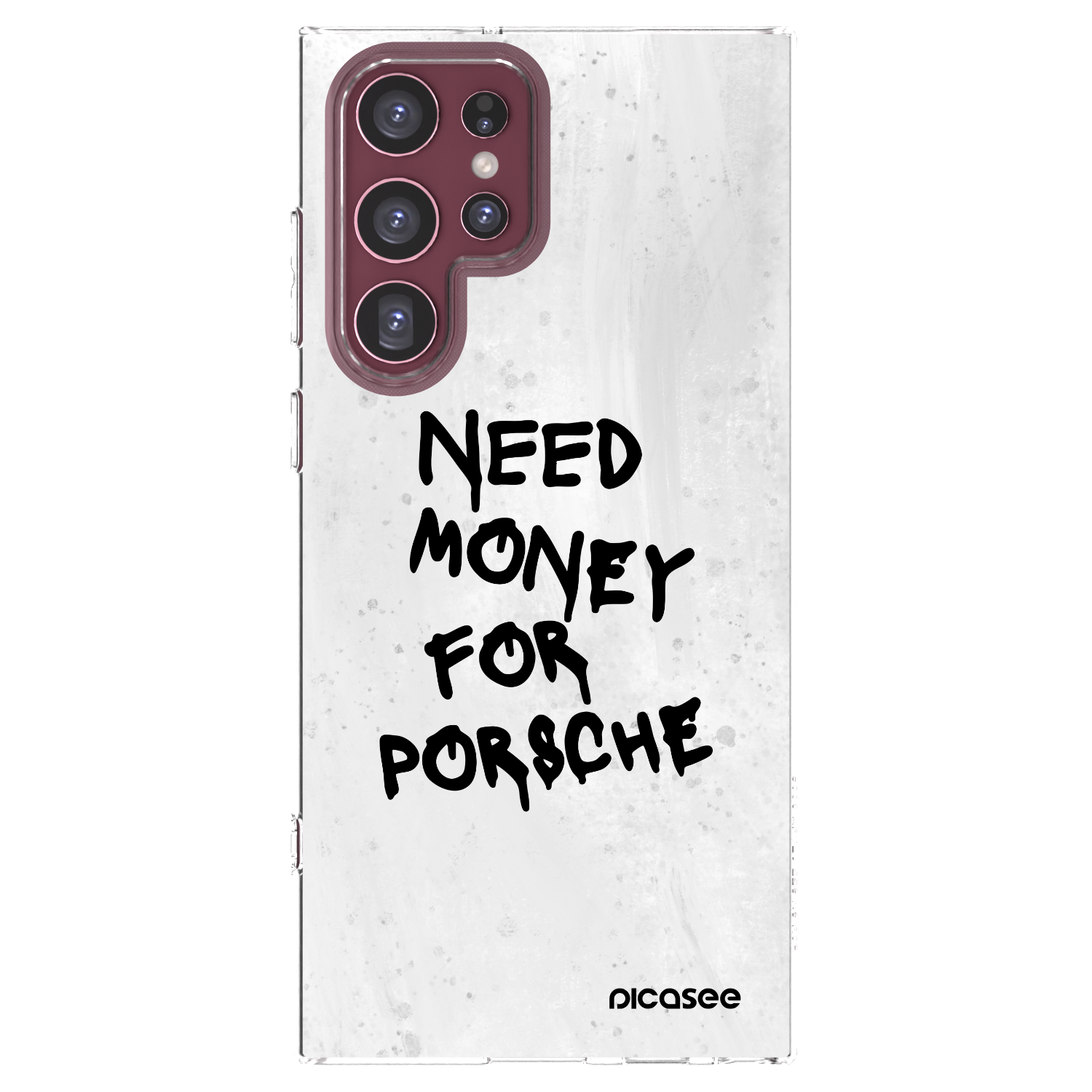 Picasee átlátszó szilikon tok az alábbi mobiltelefonokra Samsung Galaxy S22 Ultra 5G - White Dollar
