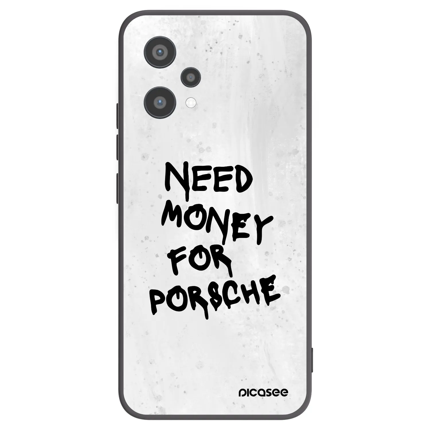 Picasee fekete szilikon tok az alábbi mobiltelefonokra Realme 9 Pro 5G - White Dollar