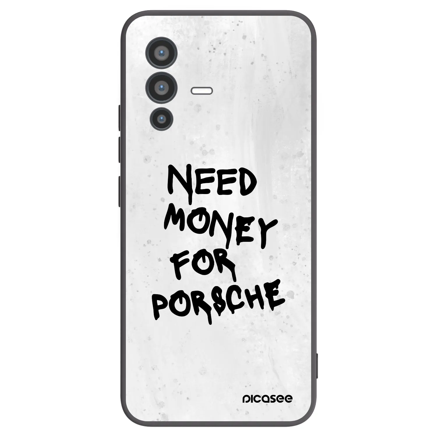 Picasee fekete szilikon tok az alábbi mobiltelefonokra Vivo V23 5G - White Dollar