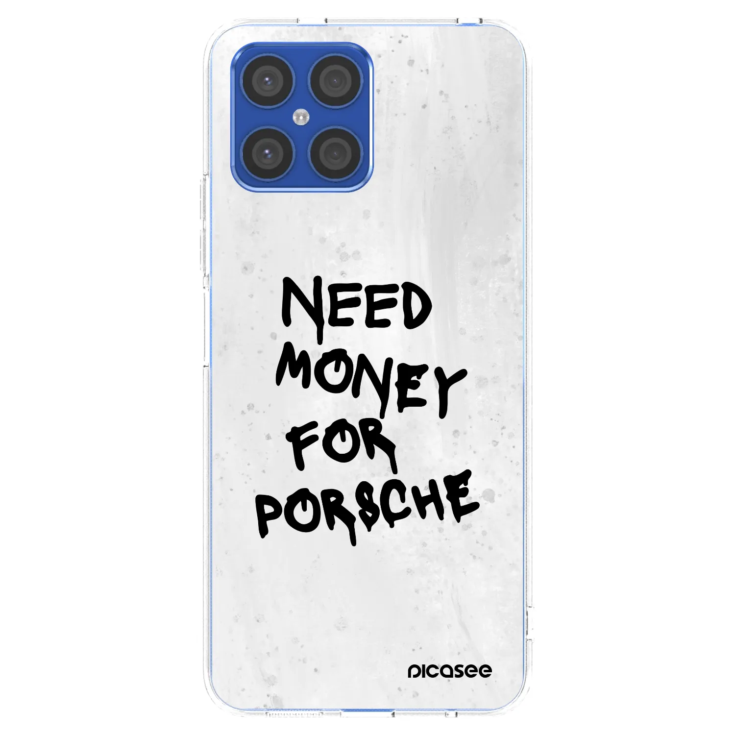 Picasee átlátszó szilikon tok az alábbi mobiltelefonokra Honor X8 4G - White Dollar