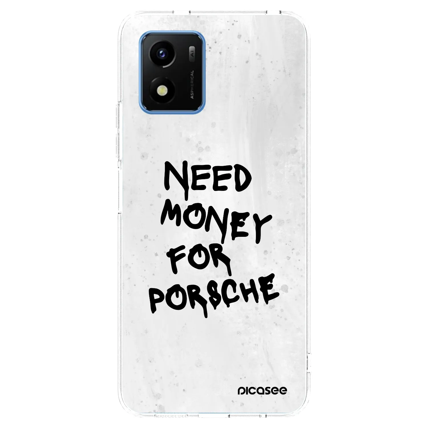 Picasee átlátszó szilikon tok az alábbi mobiltelefonokra Vivo Y01 - White Dollar
