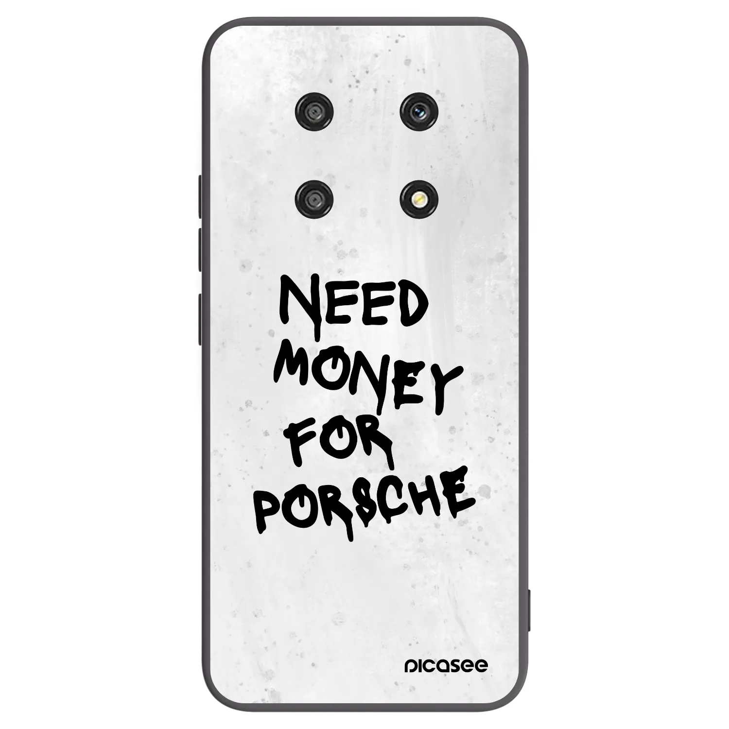 Picasee fekete szilikon tok az alábbi mobiltelefonokra Honor Magic4 Lite 5G - White Dollar