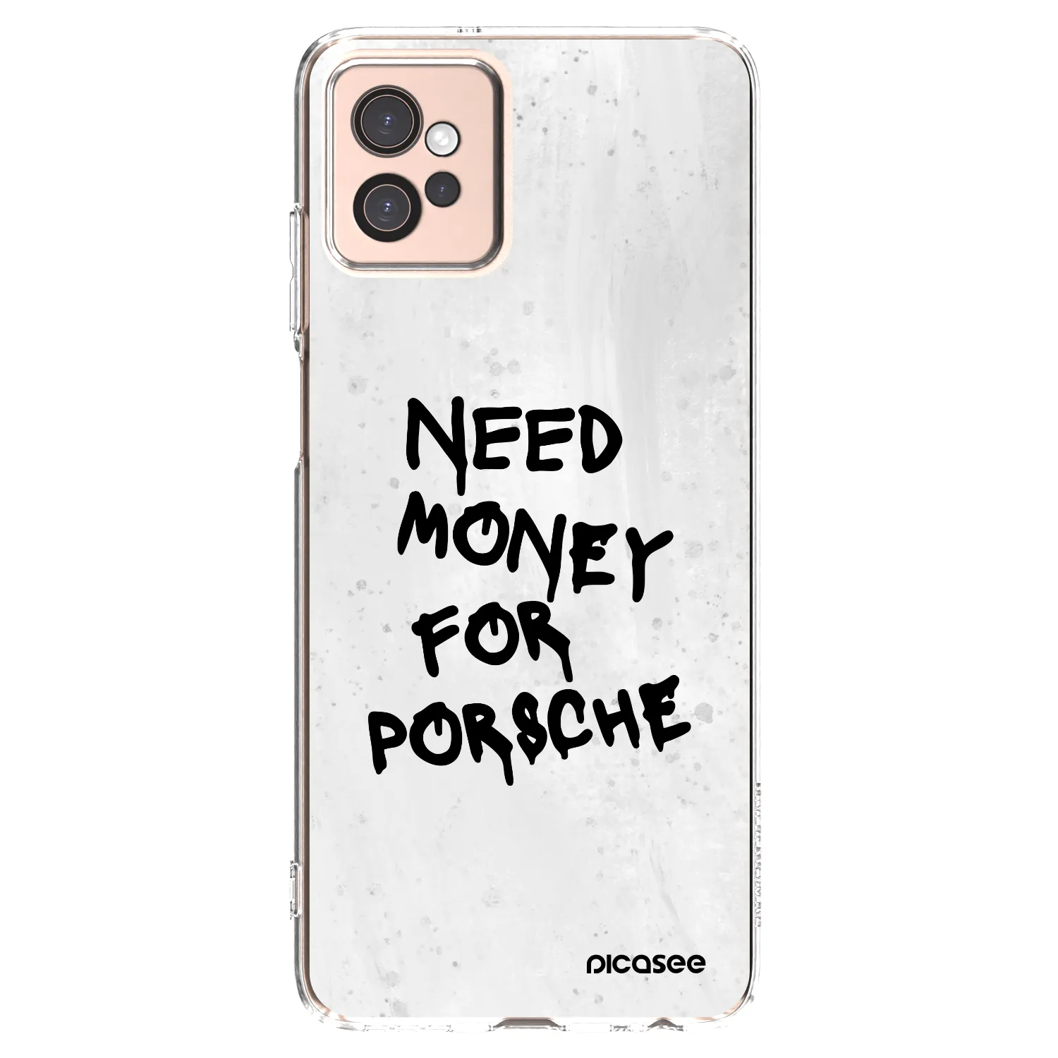 Picasee átlátszó szilikon tok az alábbi mobiltelefonokra Motorola Moto G32 - White Dollar