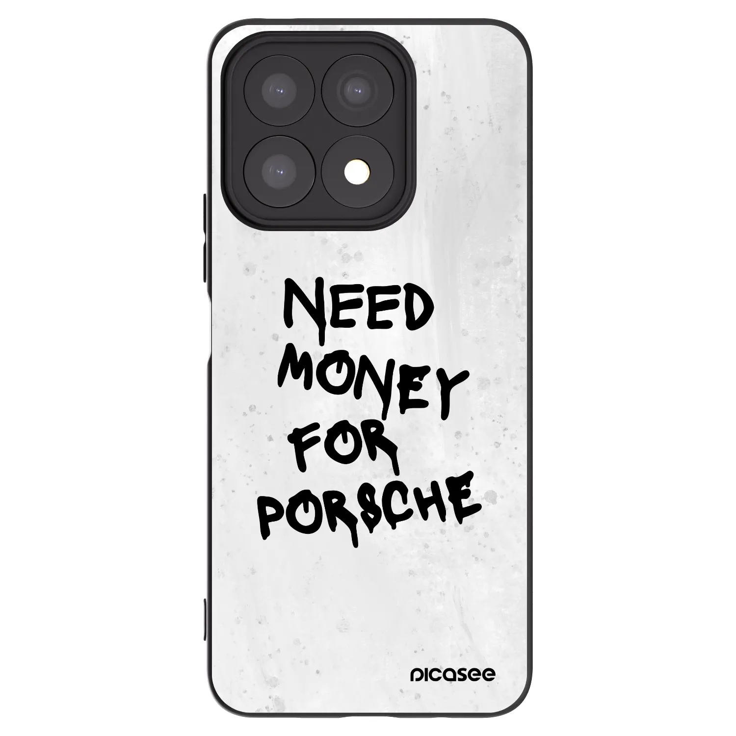 Picasee fekete szilikon tok az alábbi mobiltelefonokra Honor X8a - White Dollar